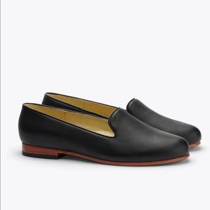 Nisolo Black Smoking Shoe Size 8